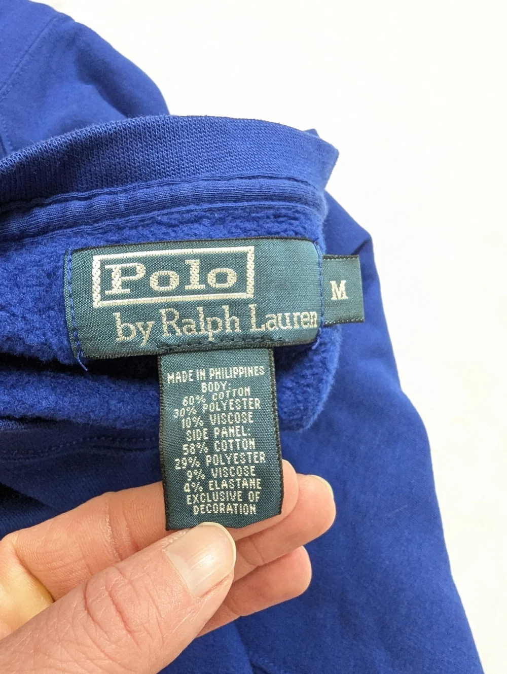 Polo Ralph Lauren Royal Blue Crew Neck Sweatshirt Men's Medium